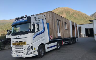 Maison modulaire en bois pour un bureau : Nouvelle livraison