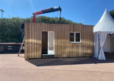 Maison modulaire en bois. Fabricant Fagus France